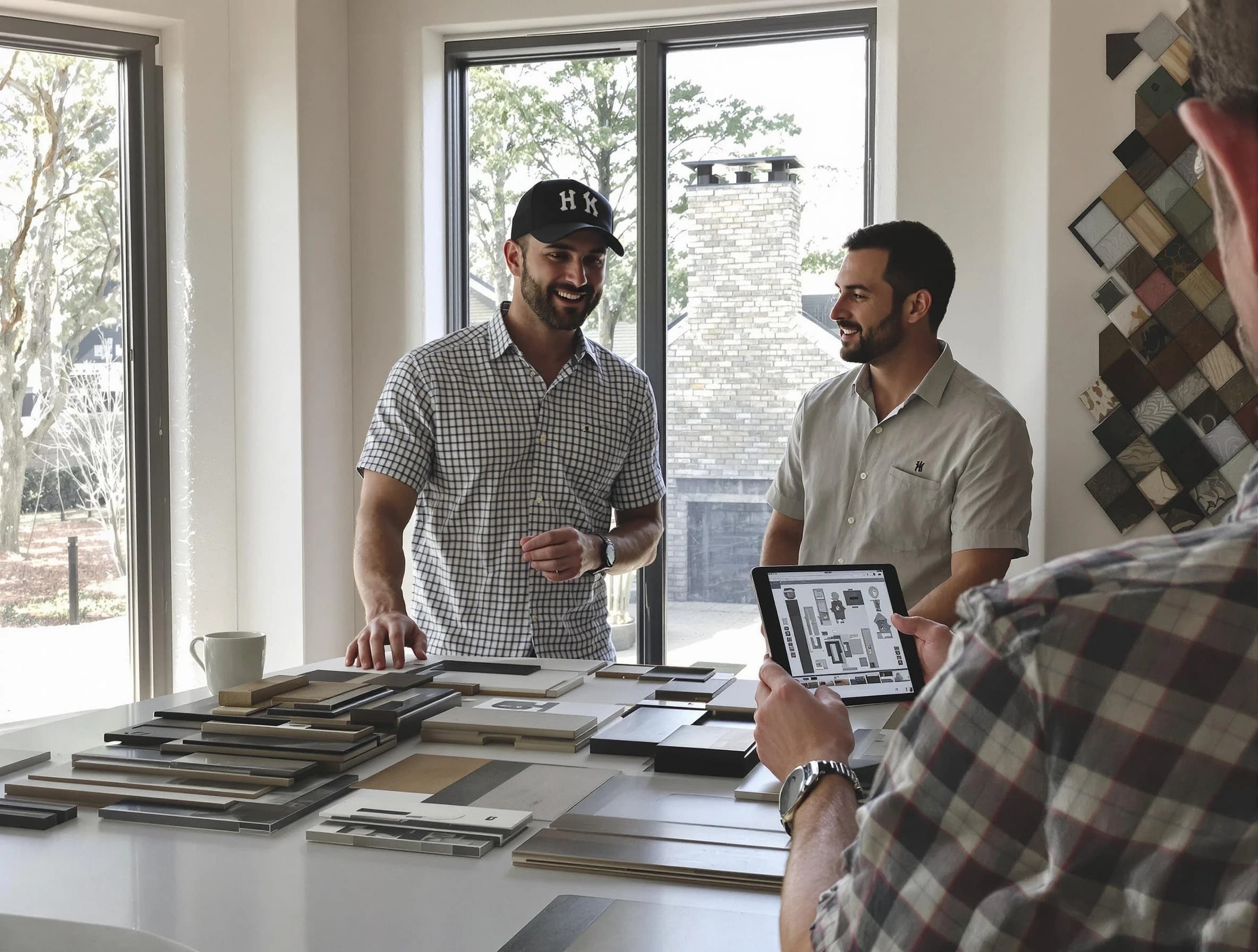 Bellevue Chimney Sweep remodeling a chimney and fireplace in Bellevue, PA
