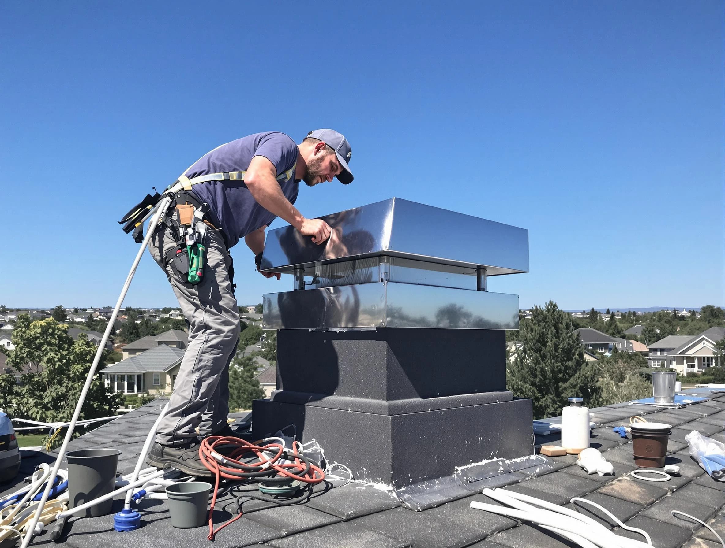 Chimney Cap Services service in Bellevue, PA