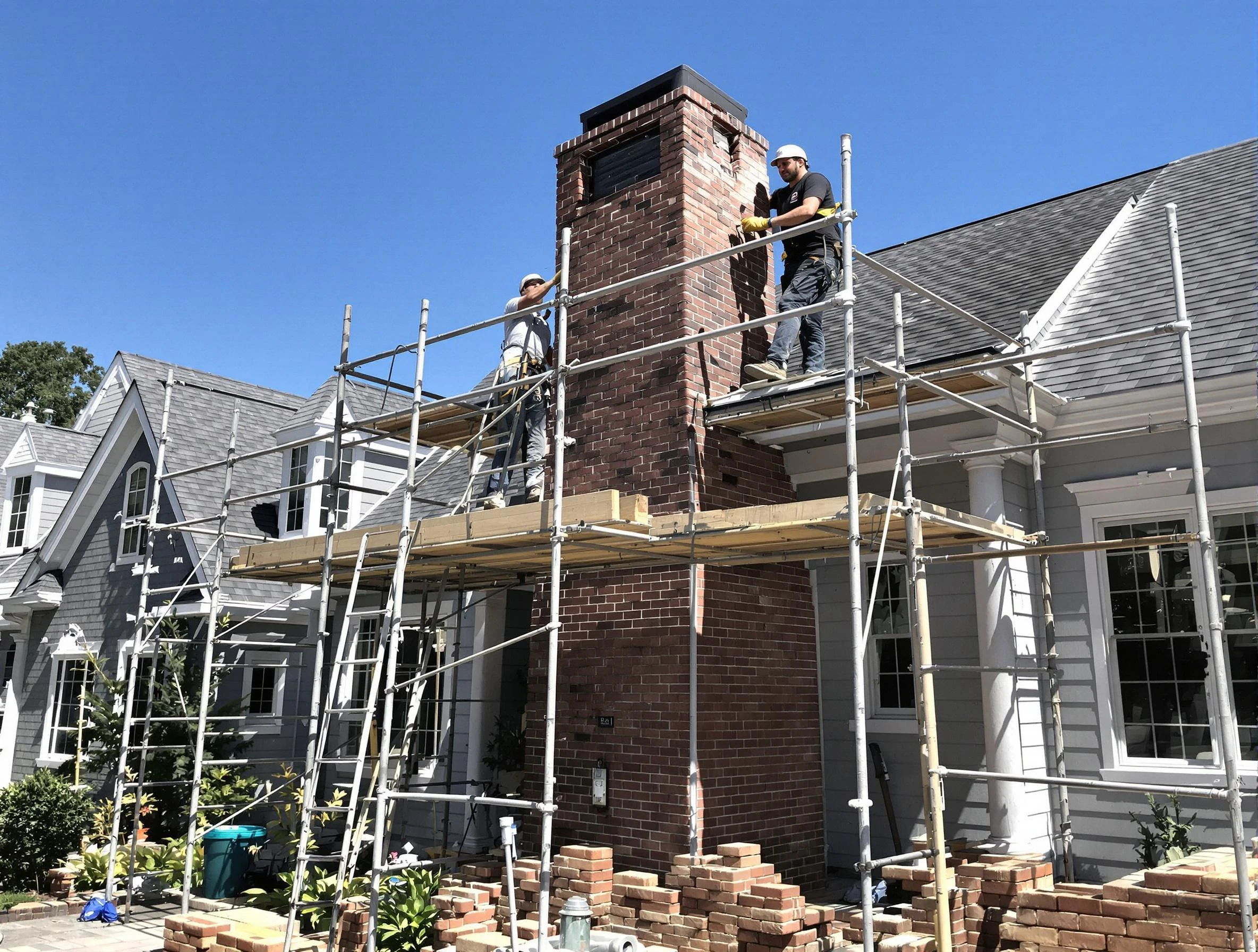 Chimney Rebuilding in Bellevue