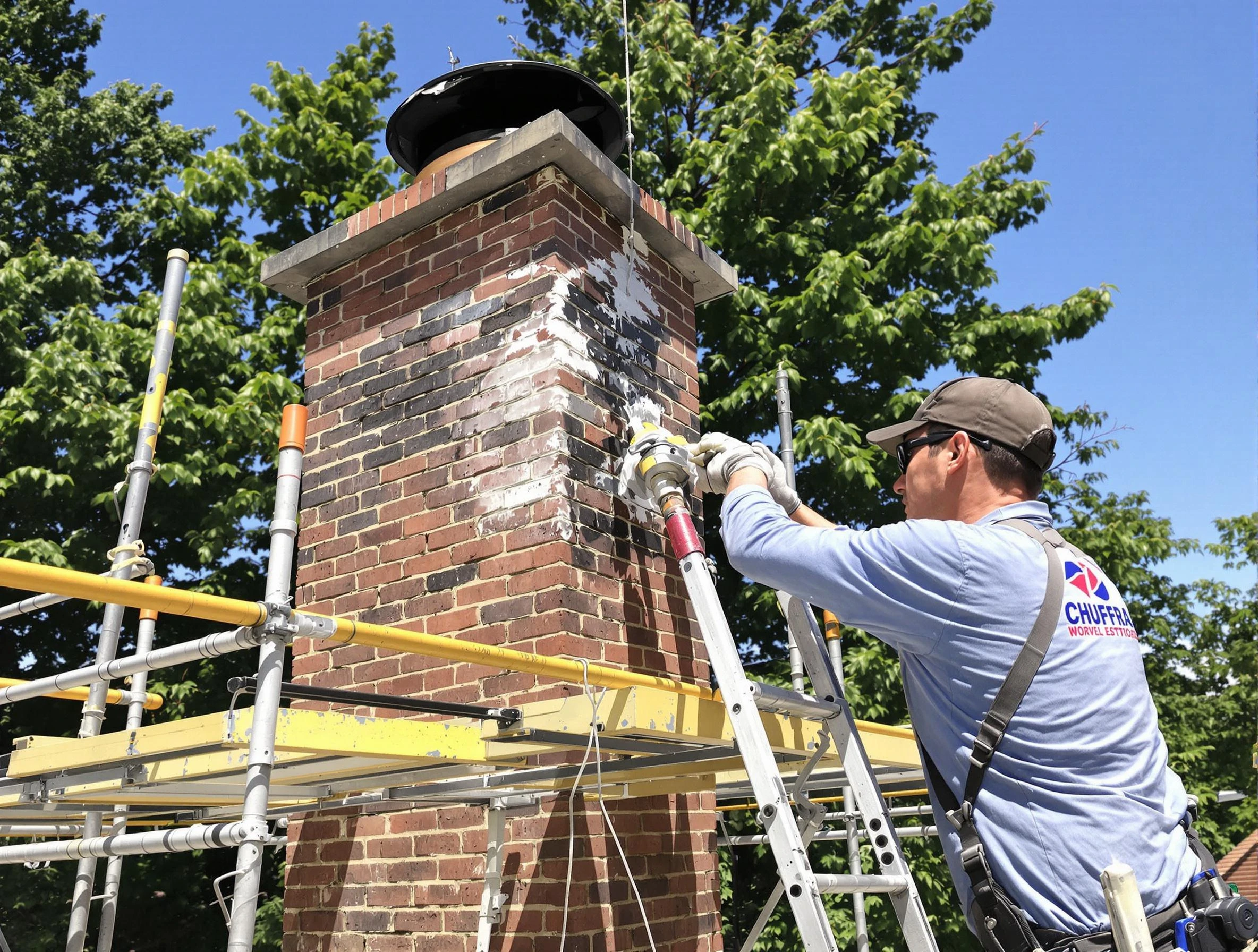 Structural chimney repair by Bellevue Chimney Sweep in Bellevue, PA